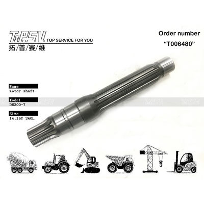 405-00031 Entretien de l'huile d'engrenage DX300 Excavateur Drive final Arbre moteur pour les machines d'excavation utilisées