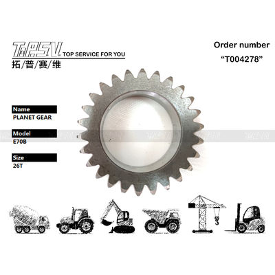 Technique de forgeage E70B Excavator Swing 2 étapes engrenage planétaire avec dépend du type d'emballage QTY Taille de l'emballage et l'installation de la maille d'engrenage