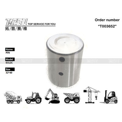 191-2603 E312C Balance de l'excavateur 1 étape épingle de l'engrenage haute durabilité