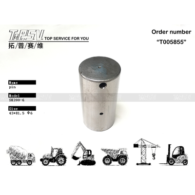 Haute durabilité SK200-6 Excavateur Voyage 2 étape épingle d'engrenage Pour les ateliers de réparation de machines