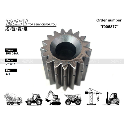 Durable DH60-7 Excavateur Voyage 2 étape Sun Gear Facile à installer