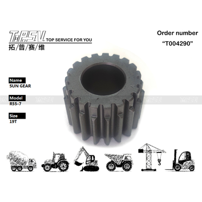 HHI-05-WP11 Réducteur planétaire R55 Swing de l'excavatrice de 2 étapes Parties d'engrenages solaires en noir