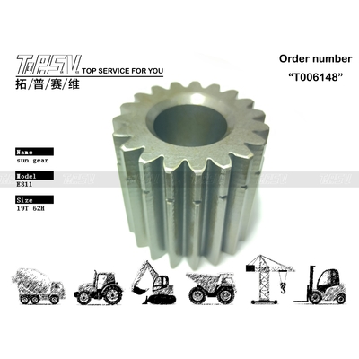 6I-6518 Engrenage solaire de translation d'excavatrice E311 haute précision à 2 étages facile à installer