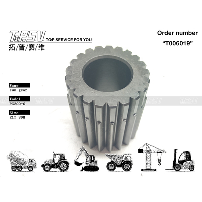 20Y-27-22130 Propulsion hydraulique du moteur PC200-6 Excavator Voyage 2 étapes Sun Gear en acier pour une installation facile et un fonctionnement en douceur