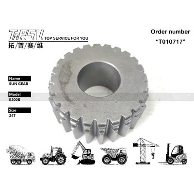 096-0583 Machinerie de pelle d'occasion E200B Excavatrice Déplacement Boîte de vitesses planétaire à 2 étages en couleur noire