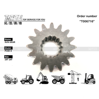 7I-2319 E307 Excavator Voyage Sun Gear Moteur Le meilleur choix pour le système de transmission de l'excavateur