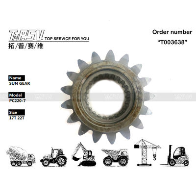 206-26-71410 Engrenage solaire 1er étage pour rotation de pelle PC220-7 haute durabilité, installation et maintenance faciles avec huile pour engrenages pratique