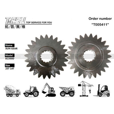 VOE14570934 Entretien de l'huile d'engrenage EC290D Excavatrice engrenage solaire utilisé dans les machines d'excavation avec et couleur noire