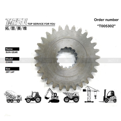 Engrenages réducteurs d'excavatrice en acier R300-5 pour l'exploitation minière énergétique et matériaux durables