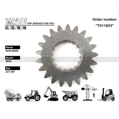Entraînement par moteur hydraulique SK03 pour l'orientation de l'excavatrice, engrenage planétaire 1er étage, pour l'installation dans les ateliers de réparation de machines