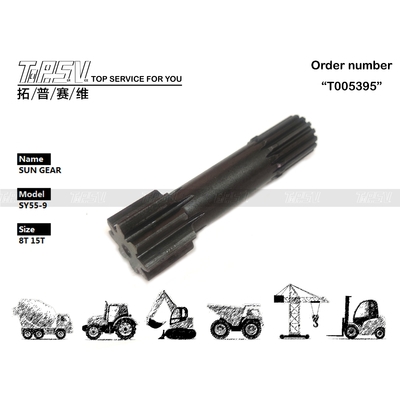 Taille fiable pour vos besoins SY55-9 Excavateur Voyage 1 étape moteur d'engrenage solaire