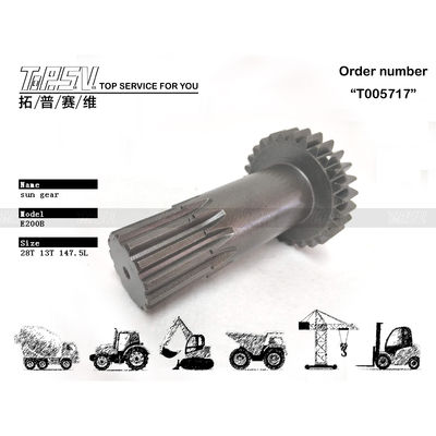 096-4319 Dépend de la taille E200B Excavator Travel 1 Stage Sun Gear Parties moteur pour le système de transmission des excavatrices lourdes et de précision