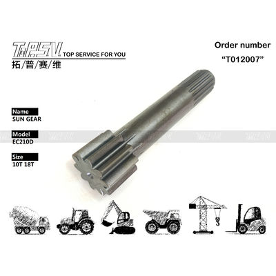 Excavateur de haute précision EC210DL Voyage 1 étape Compatibilité avec les engins solaires Compatible avec divers modèles