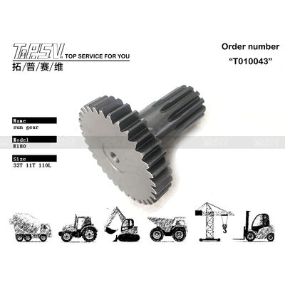 Extraction d'énergie E180 Excavatrice Déplacement 1er étage Couronne solaire avec huile pour engrenages longue durée et maintenance