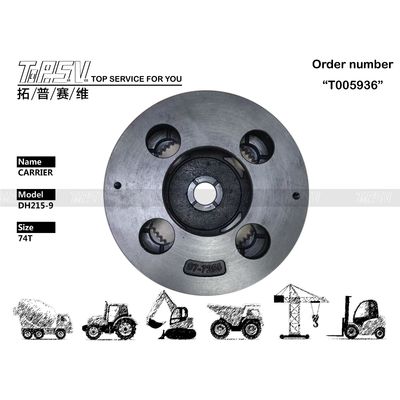 NA00325 DX220 Transporteur de déplacement d'excavatrice à 2 étages pour emballage de transport, sac scellé, dans les ateliers de réparation de machines à la pointe de la technologie
