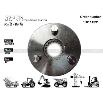XKBR-00069 Dispositif de support rotatif pour excavatrice Black R80-7, réducteur planétaire à 1 étage offrant puissance hydraulique et durabilité opérationnelle améliorée