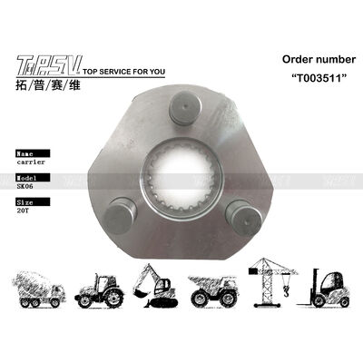 2413N459F1 Compatible avec SK06 Excavatrice Balancier 1er étage Dispositif porteur Conception robuste pour la mobilité de l'excavatrice. Dimensions de l'emballage selon le type d'emballage.