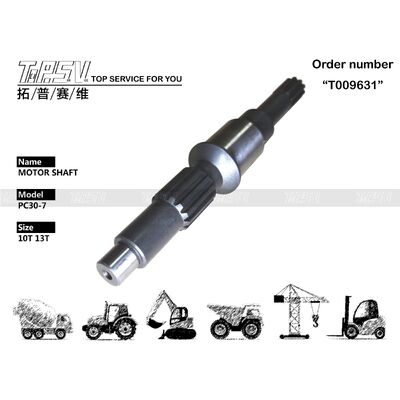 Propulsion hydraulique PC30-6 Excavateur Voyage Moteur puits Pompes pièces Matériau en acier Convient pour des systèmes hydrauliques robustes dans les excavatrices