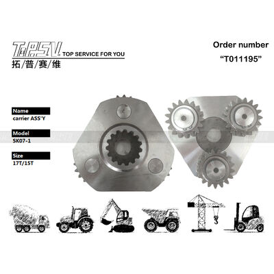 SK07-1 Pièces de rechange pour les excavateurs à oscillation à 1 étage