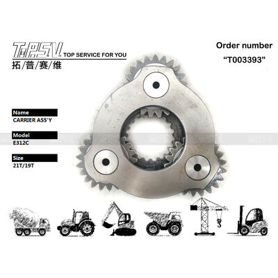Pièces de rechange pour excavatrice à entraînement oscillant ASSY de support d'oscillation d'excavatrice E312D 1 étage