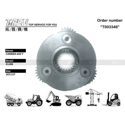 108-9188 Pièces de l'ensemble porteur de rotation E312 Excavatrice 1 étage pour pièces de rechange de l'excavatrice à entraînement rotatif