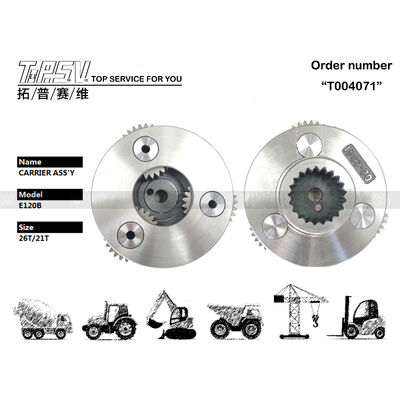 086-0799 E120B Pièces de rechange pour les excavateurs à balancier à 2 étages