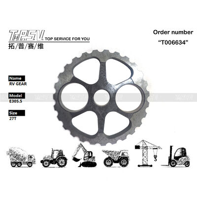 198-5010 pièces de vitesse du voyage RV de l'excavatrice E305.5 pour les pièces de rechange d'excavatrice d'entraînement de voyage