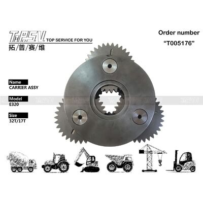 Pièces d'ASSY de transporteur d'étape du voyage 1 de l'excavatrice E320 pour les pièces de rechange d'excavatrice d'entraînement de voyage