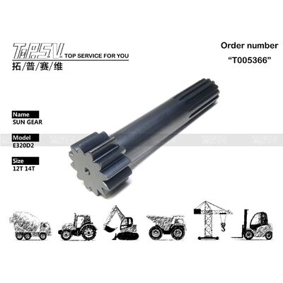 333-2989 pièces de vitesse solaire d'étape du voyage 1 d'excavatrice d'E320D2 pour des pièces de rechange d'excavatrice d'entraînement de voyage