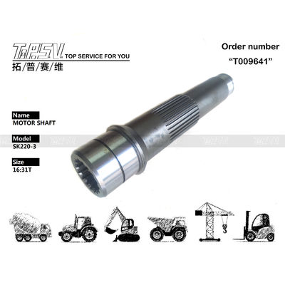 qualité  2441U739S1 Excavator Hydraulic Motor Shaft FOR KOBELCO SK220-3 SK220-4 usine