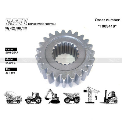 qualité  3037606 Black Swing 1Stgae Excavator Sun Gear For EX100 Hydraulic Drive Machinery usine