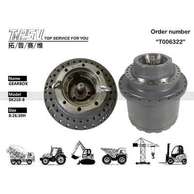 YN15V00037F2 Pièces détachées de pelleteuse Reducteur d'entraînement de pelleteuse ASSY SK210-8
