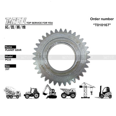 PC15 Excavateur Voyage 1 étape dernière engrenage de conduite pour une installation en douceur