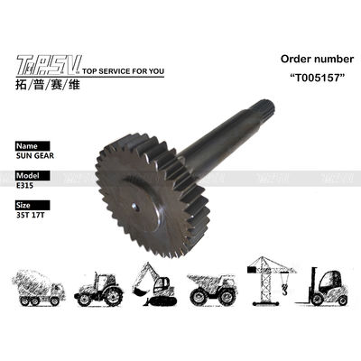 Voyage 1st Stage E315A Excavateur Sun Gear Pour le système de transmission 102-6520