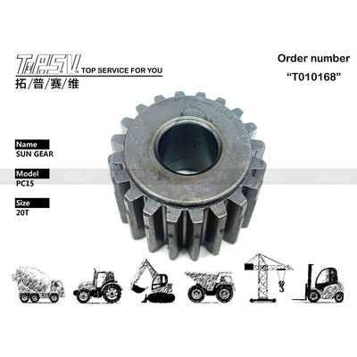 PC15-1 Trajet de l'excavateur 2Etapes d'engrenage de réduction pour les machines d'excavation