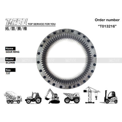 L'excavateur EC290B noir, anneau de roulement intérieur de balançoire avec installation de treillis de roulement VOE14547266