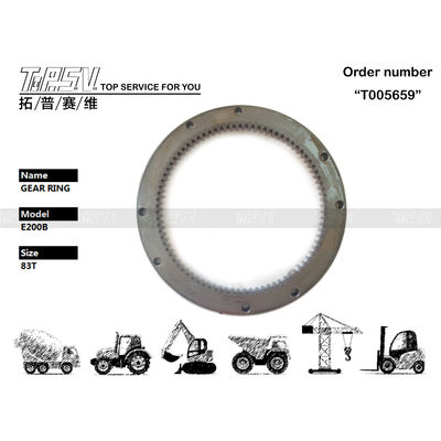 E200B Boîte de vitesses de déplacement engrenage à anneau 096-4317 pour système de transmission de pelleteuse