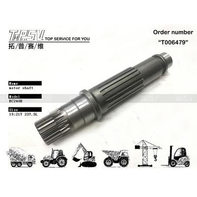 Résistant à l'usure Traité thermiquement EC240B Excavateur Voyage Moteur hydraulique Arbre d'entraînement VOE14621702