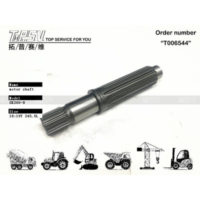 Résistant à l'usure SK210-8 Excavateur Voyage Arbre hydraulique moteur pour excavateur YN15V00037S102