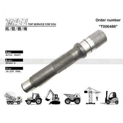 EX400-5 Excavateur Voyage Moteur hydraulique Arbre 0352203 Avec traitement thermique
