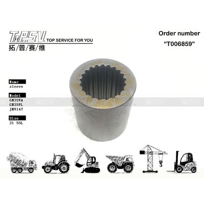 L'excavateur est équipé d'un système d'accouplement de pompe hydraulique noir, le GM35VL