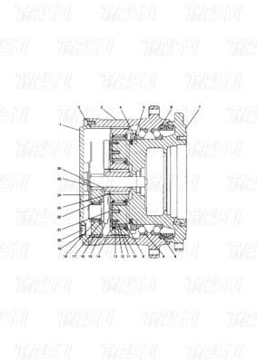 Bolt sur l'installation 136-2850 E315B Excavator Voyage Drive Catalogue moteur avec réducteur planétaire