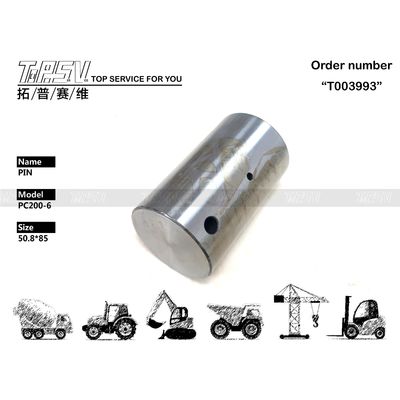 Résistance 20Y-26-21320 PC200-6 Balance de l'excavatrice 2 étages épingle en acier Noir Couleur facile à installer pour les ateliers de réparation de machines