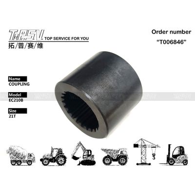 SA7117-30180 EC210B Excavateur moteur hydraulique couplage noir avec acier