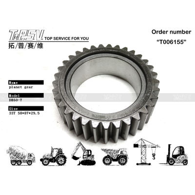 Fonction de transmission d'énergie 403-00130 R60-7 Excavateur Voyage 2 étapes engrenages planétaires avec matériau en acier en noir