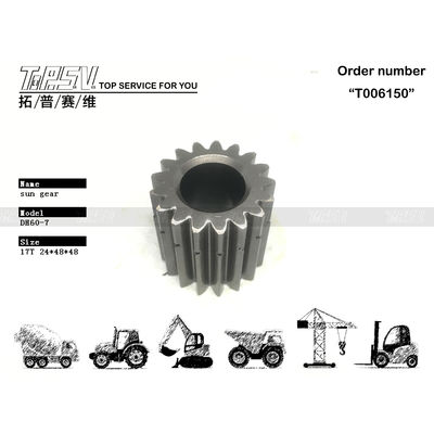 XKAY-00397 haute durabilité DH60-7 Excavateur Voyage 2 étapes moteur d'entraînement à engrenage solaire pour les ateliers de réparation de machines