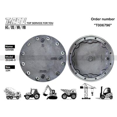 2051690 Acier ZX240-3 Couverture de l'entraînement final de l'excavatrice Pour les modèles d'excavatrice Hyundai Acier compatible et durable