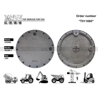 YN53D00008S001 Propulsion hydraulique du moteur SK200-7 Excavator Final Drive Couverture boîte de vitesses pour une transmission de puissance optimale
