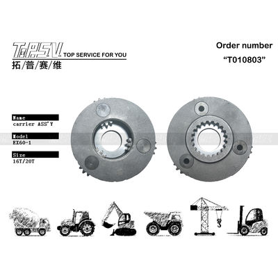 Réducteur planétaire EX60-1 Excavator Swing 1 Stage Porteur Assy engrenages idéaux pour les sacs de transport d'emballage