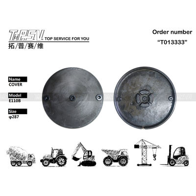 1R-5469 Couleur noire E110B Couverture de lecteur final de l'excavatrice pour les marques et modèles compatibles Hyundai Haute durabilité